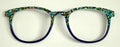 PAIR Reese Topper; flowers to navy fade