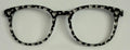 PAIR Reese Topper; black with silver hearts
