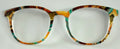 PAIR Reese Topper; yellow/green/brown swirls
