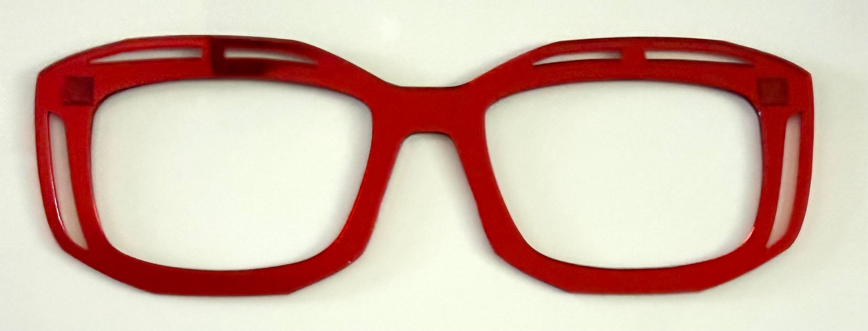 Kirby Topper; hybrid; red mirror with cut outs