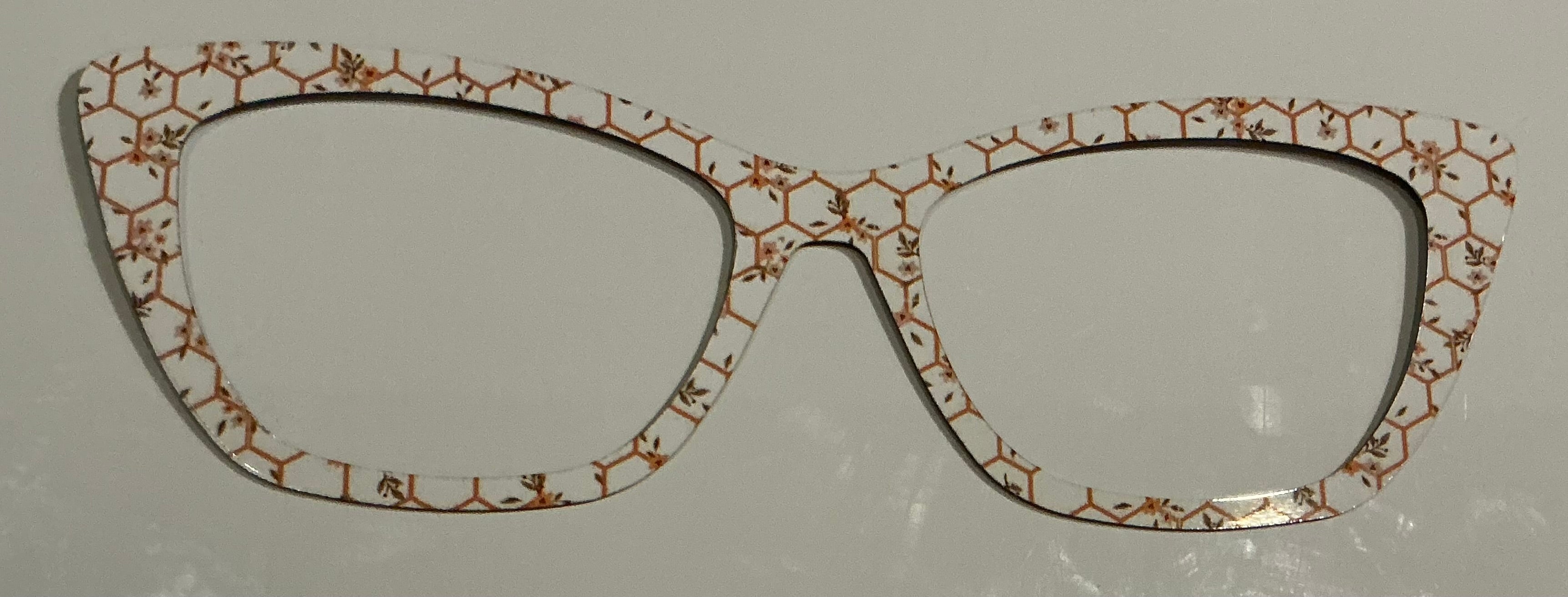 Wanda Topper; Lite luxe Toppers, floral honeycomb