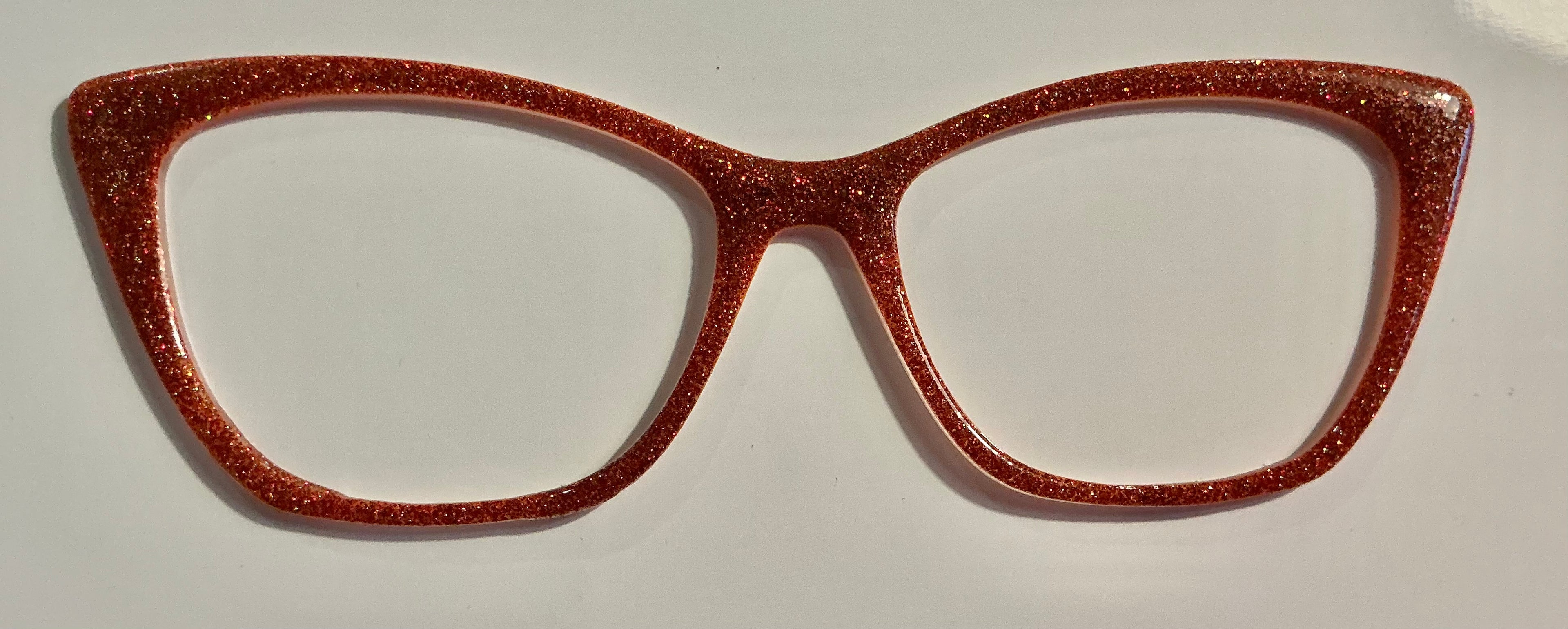 Wanda Topper; orange glitter