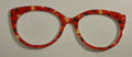 Zuri Topper, Busy Bee, gold and black stars on red