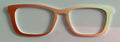Casper Topper,  orange /yellow ombre