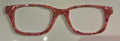 Finley Topper; orange and red plaid