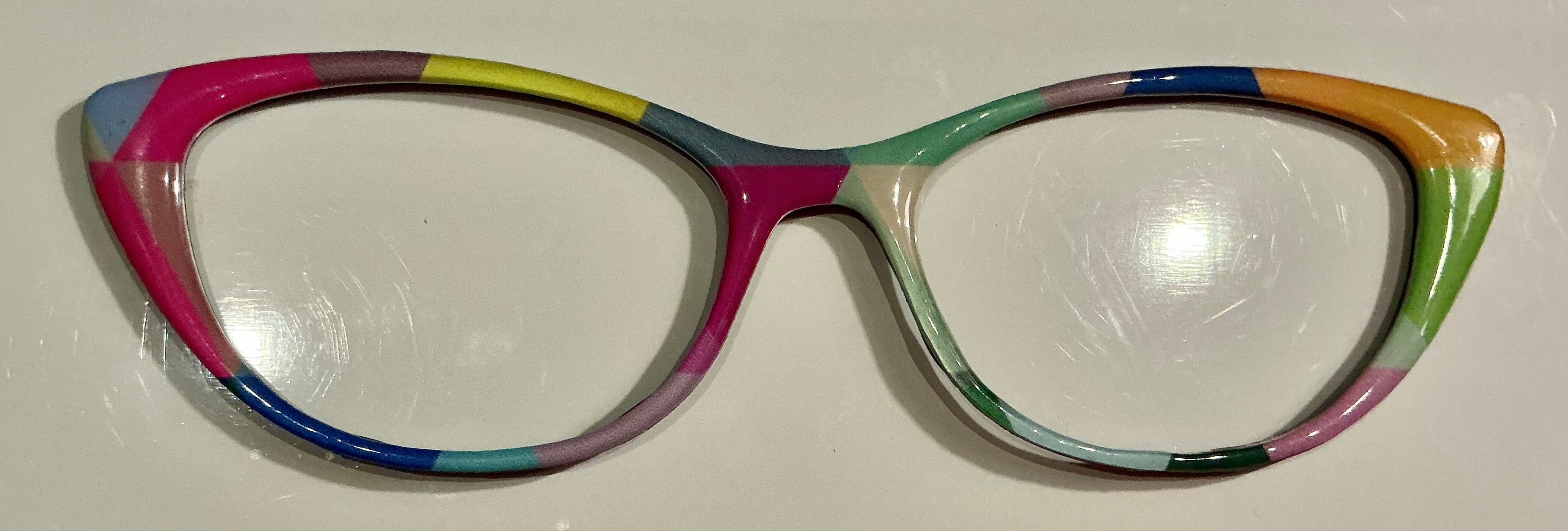 Ella Topper; multicolored color block
