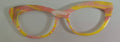 Ella Topper; yellow, peach, and white swirl