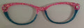 Ella Topper; pink/blue glitter split