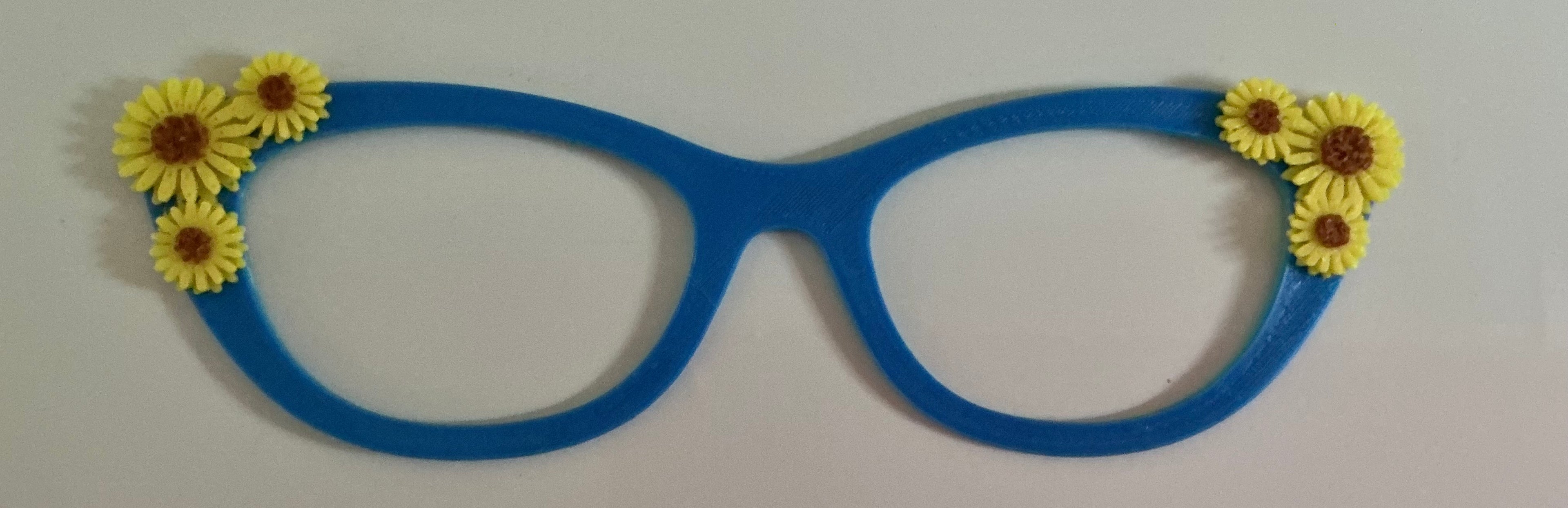Ella Topper; blue with sunflower charms