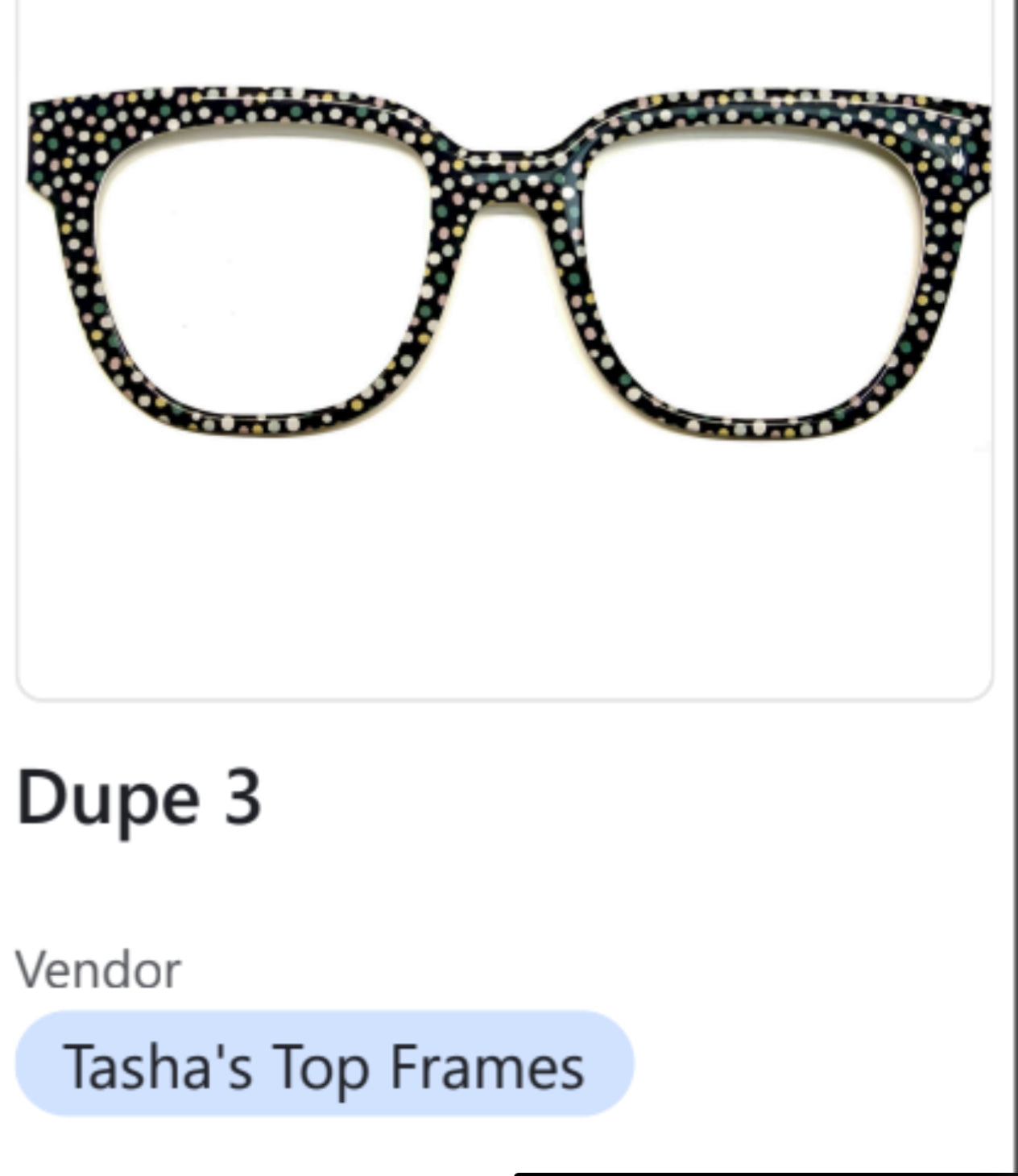 Resin Murphy Topper;Tasha's Top Frames; Dupe 3