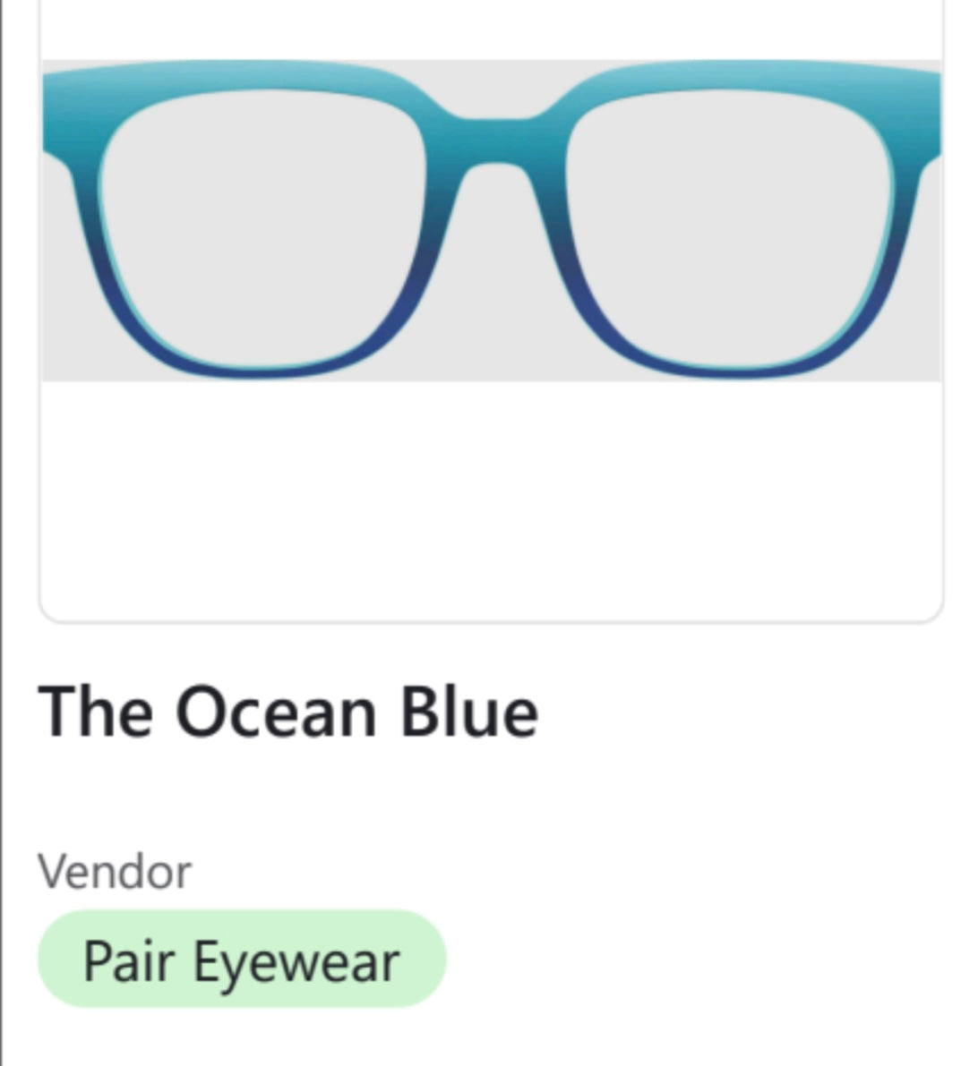 PAIR Murphy Topper;  The Ocean Blue