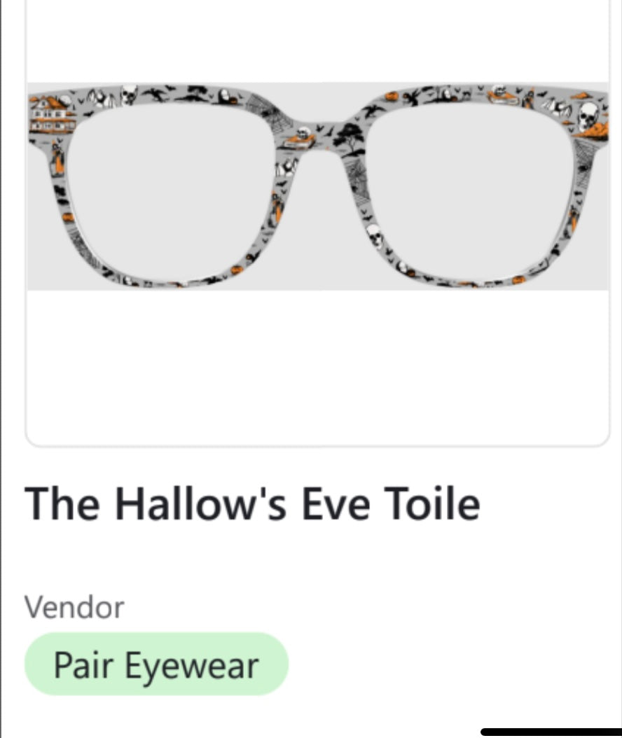 PAIR Murphy Topper;  The Hallow's Eve Toile