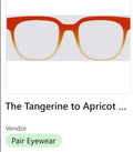 PAIR Murphy Topper;  The Tangerine to Apricot Gradient