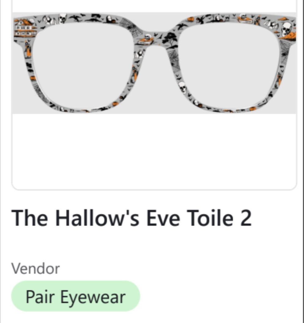 PAIR Murphy Topper;  The Hallow's Eve Toile 2