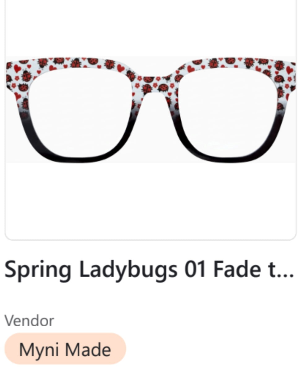 Myni Made Murphy Topper;  Spring Ladybugs 01