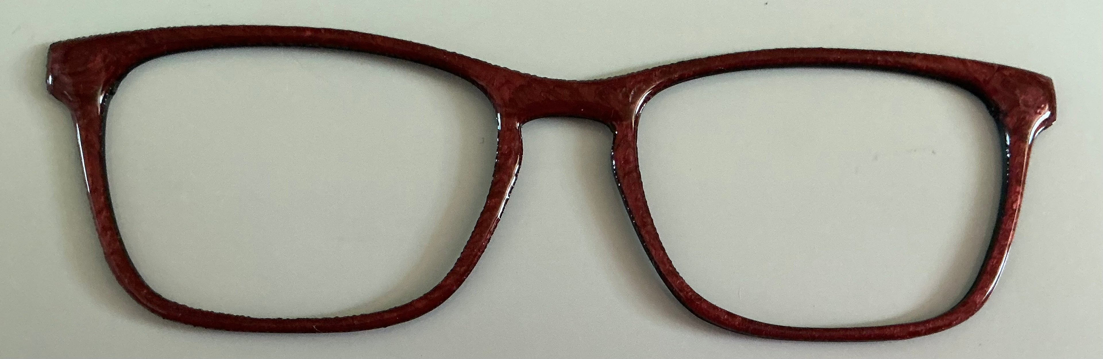 Casper Topper, burgundy resin