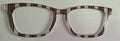 Casper Topper; brown and white vertical stripe