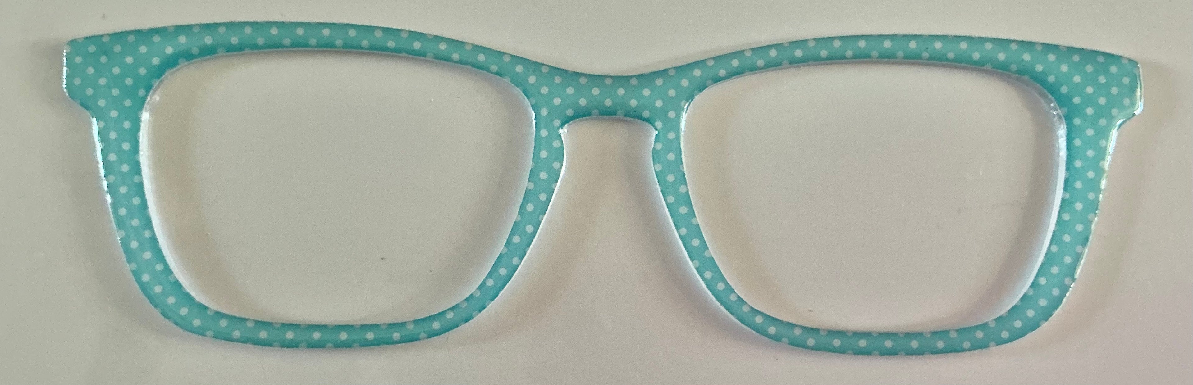 Casper Topper; white dots on aqua