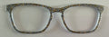 Casper Topper; gray and gold geometric pattern