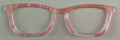 Casper Topper; salmon and white swirls