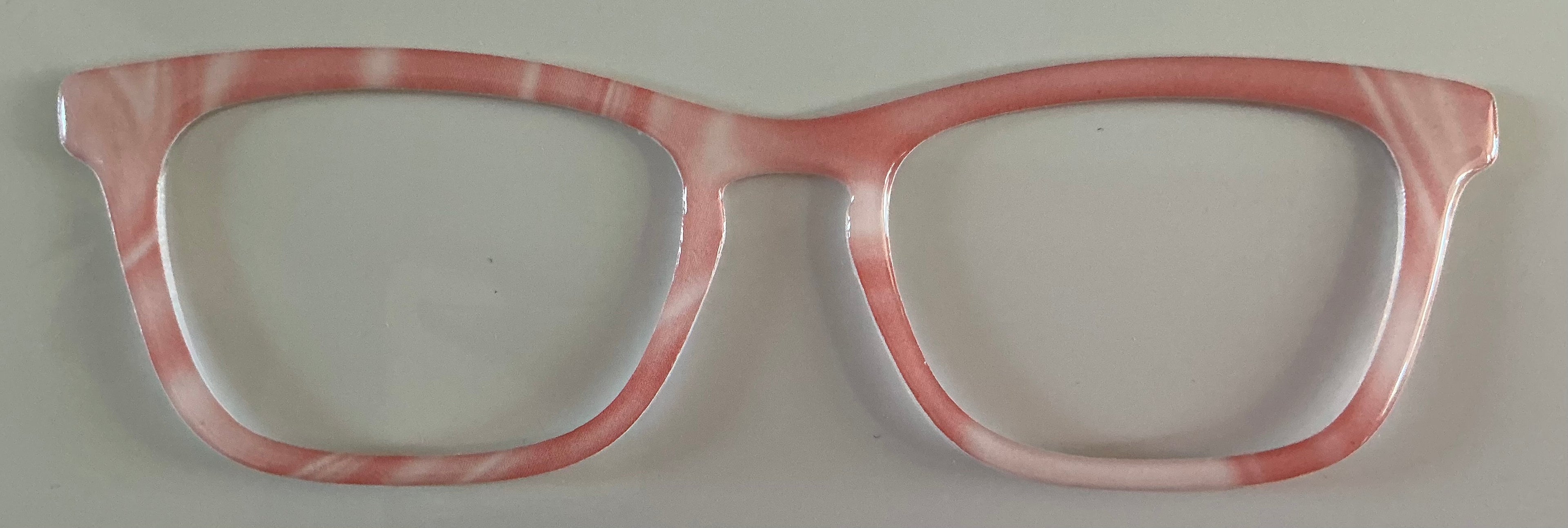 Casper Topper; salmon and white swirls