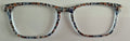 Casper Topper; blue and gold stone pattern