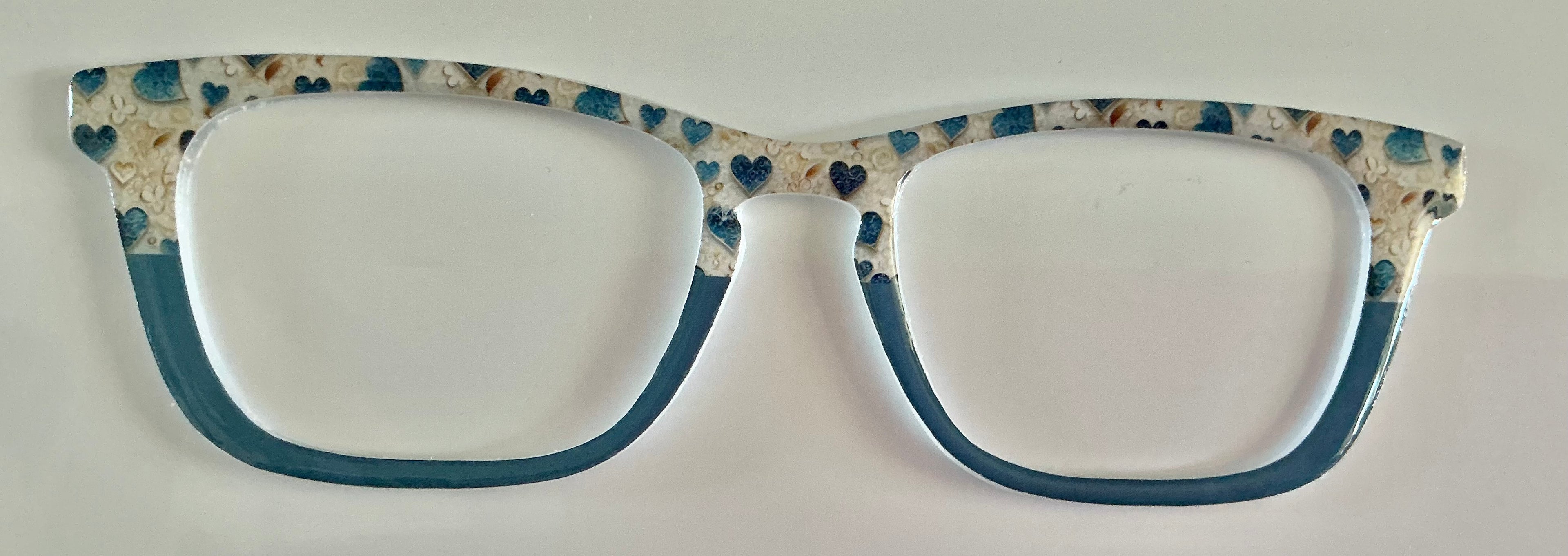 Casper Topper; hearts on blue split