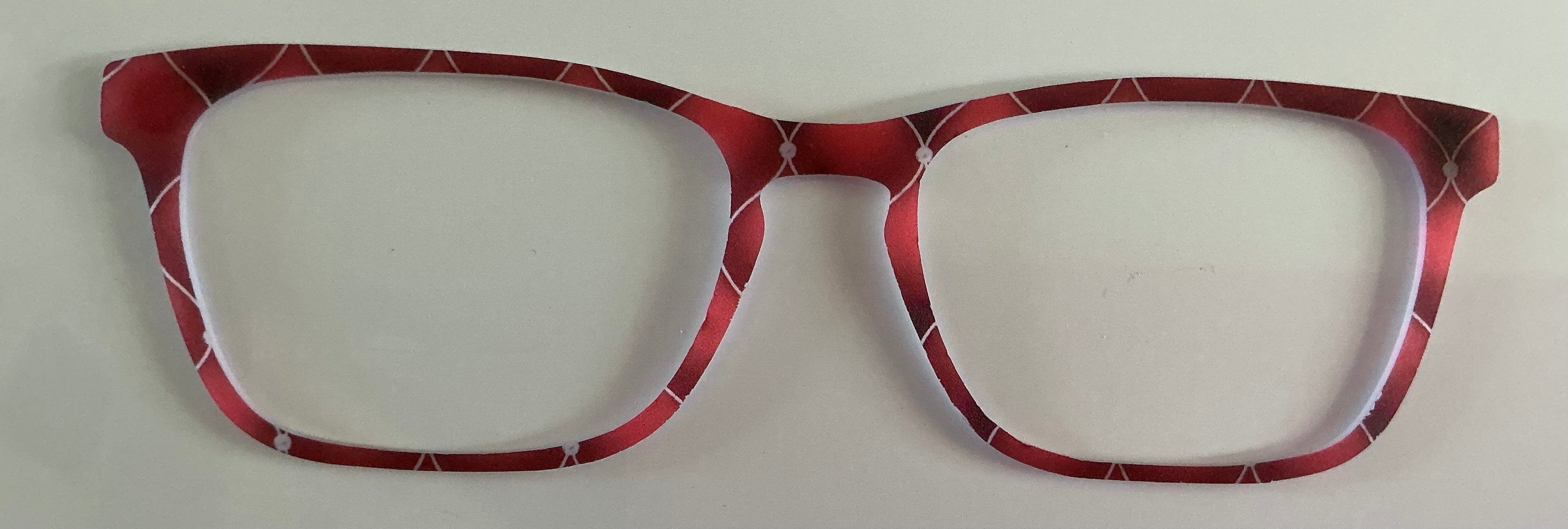 Casper Topper; red and silver lined