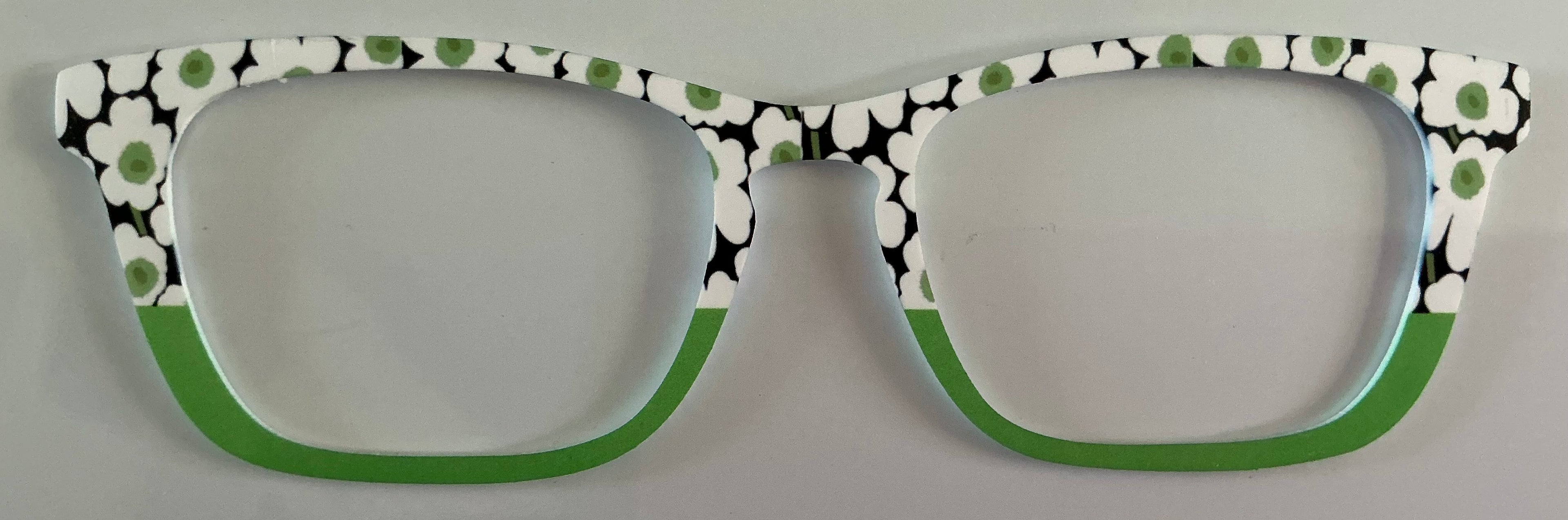 Casper Topper; flowers/lime green split