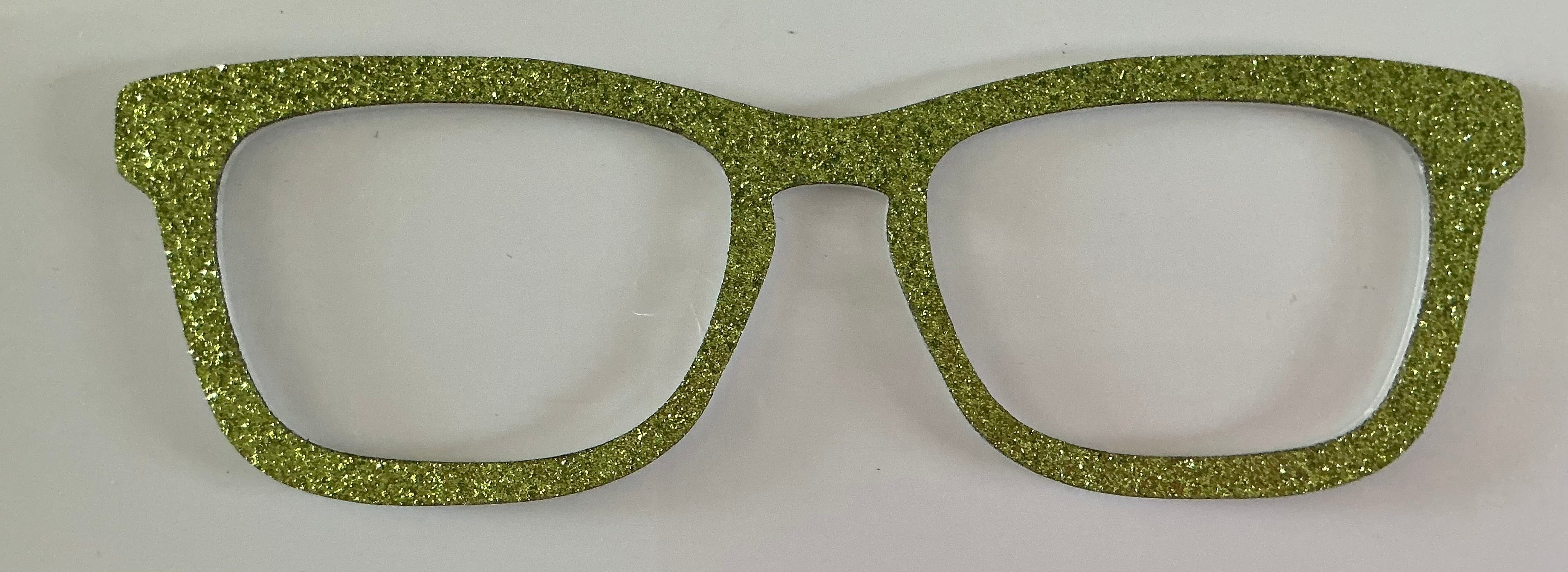 Casper Topper; Laser Nonna; resined gold glitter