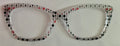 Wanda Topper; translucent black and orange dots