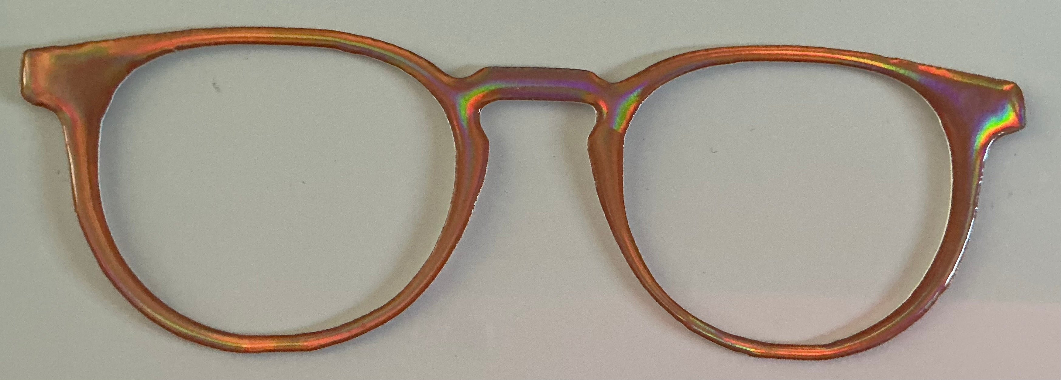 Soto Topper; peach holographic