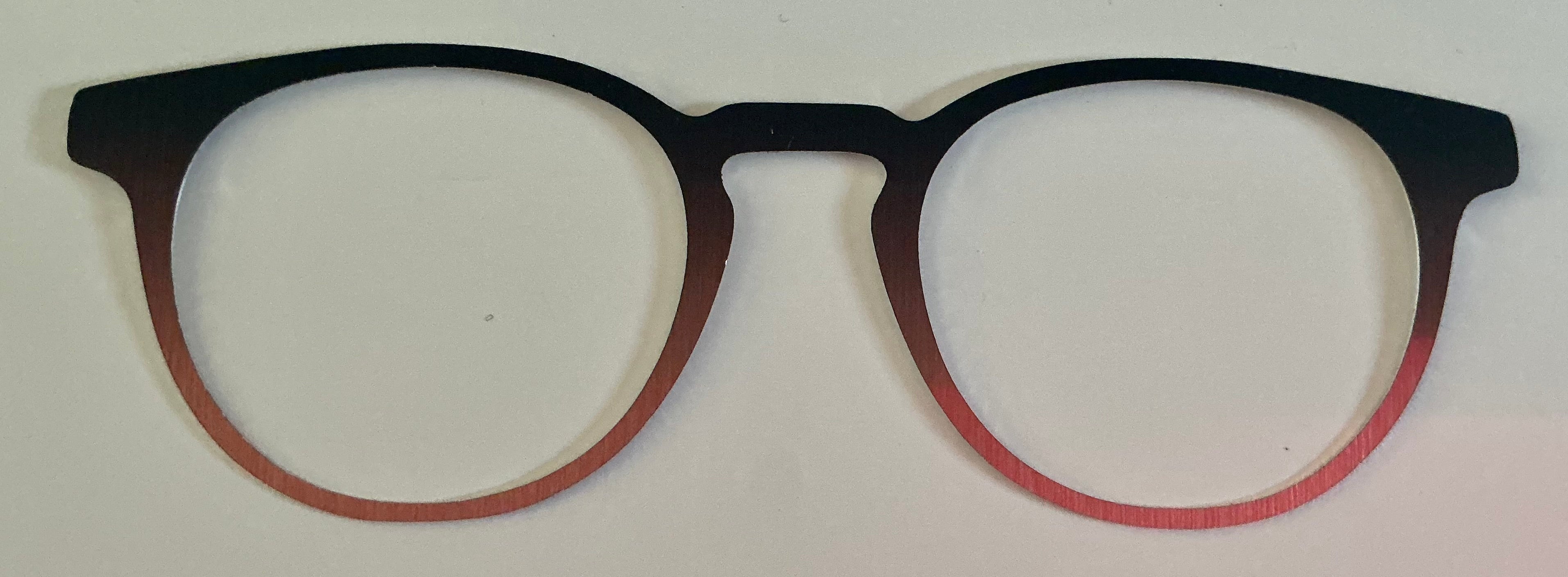 Soto, metal, navy blue to rose gold gradient