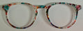 PAIR Soto Topper;  multicolored flowers
