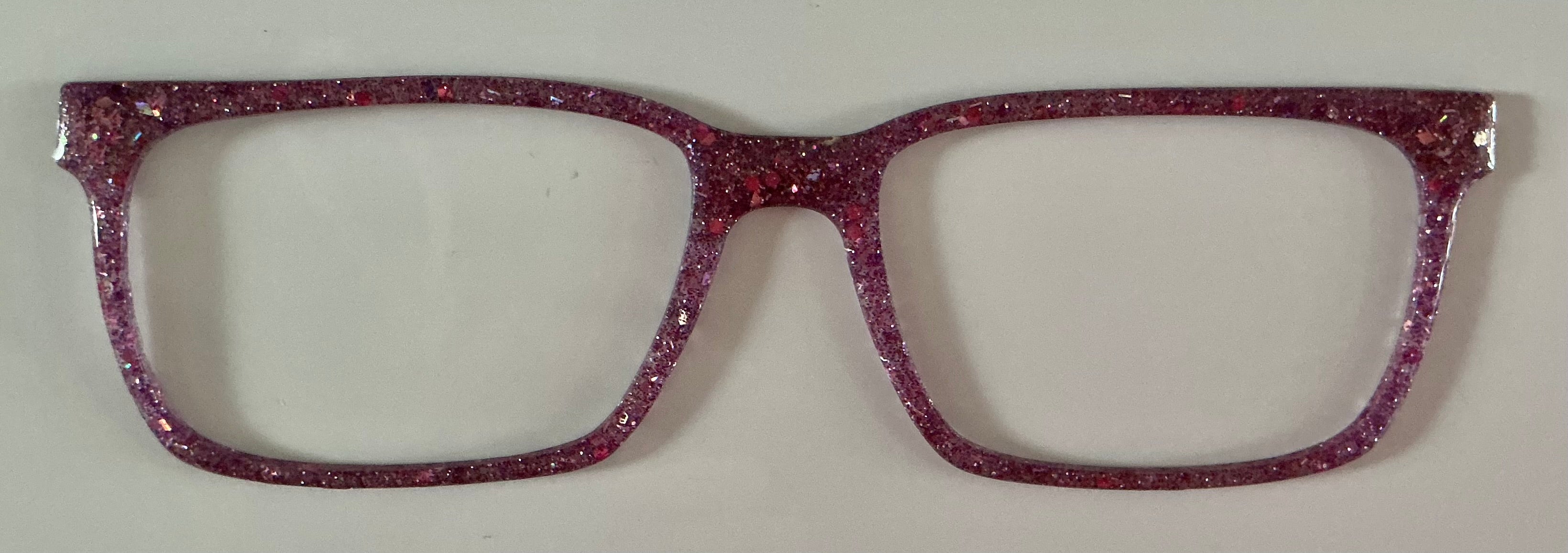 Kirby Topper; chunky purple glitter