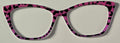 Wanda Topper; purple and pink cheetah print gradient