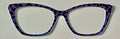 Wanda Topper; purple and blue cheetah print gradient