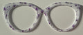 Zuri Topper; Melissa's Magnetic Marvels; purple flowers on white