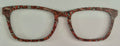Casper Topper;red and orange paisley