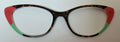 PAIR Ella Topper; PAIR Brand red/green tort color block