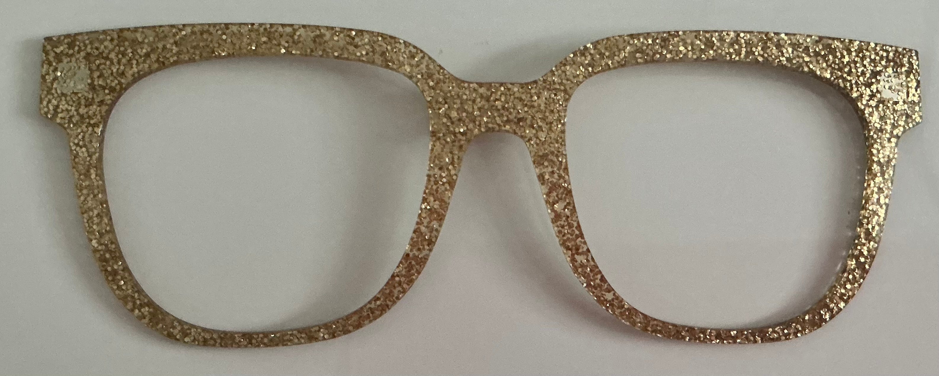 PAIR Murphy Topper;  gold sparkle