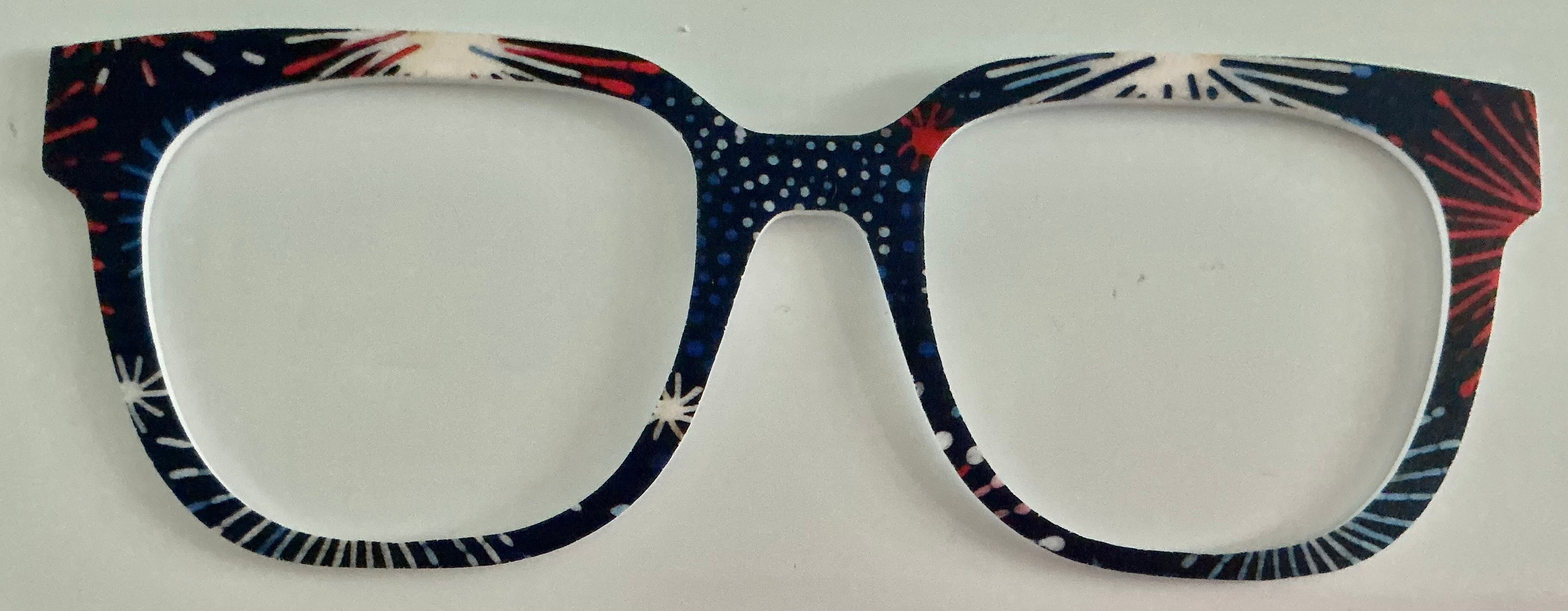 Murphy Topper; red, white and blue fireworks