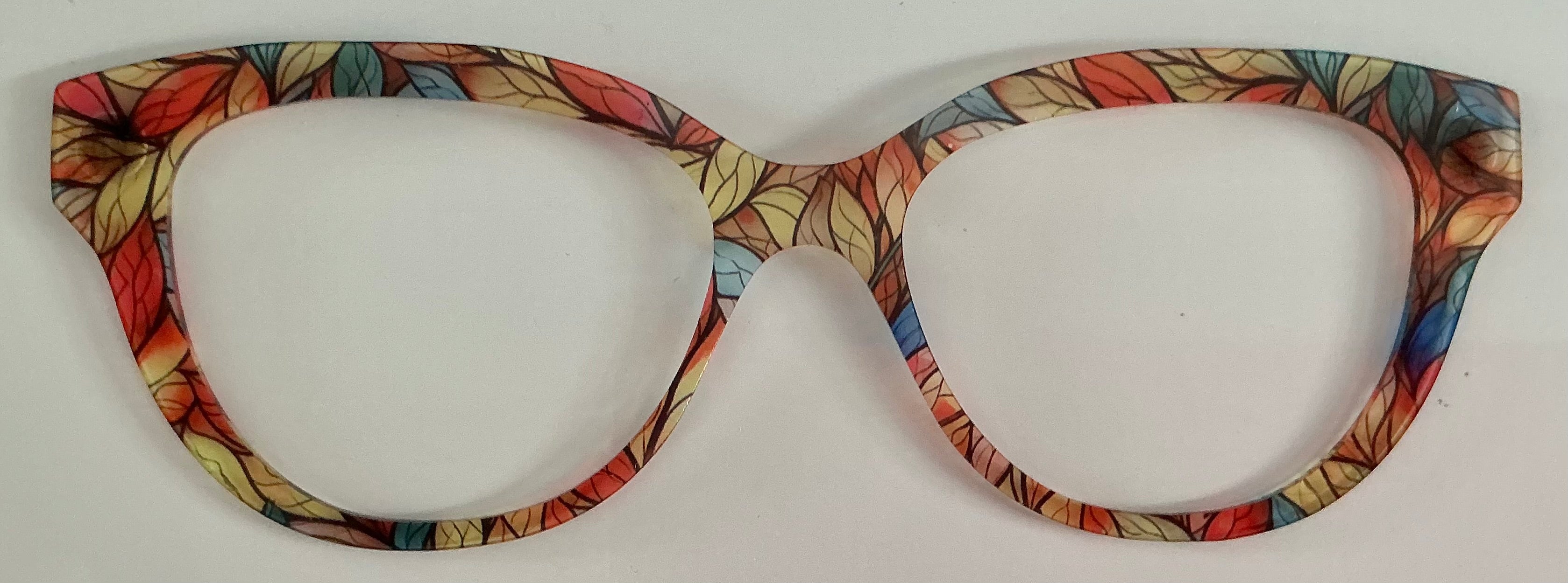 Quinn Topper; Myni Made; stained glass leaves