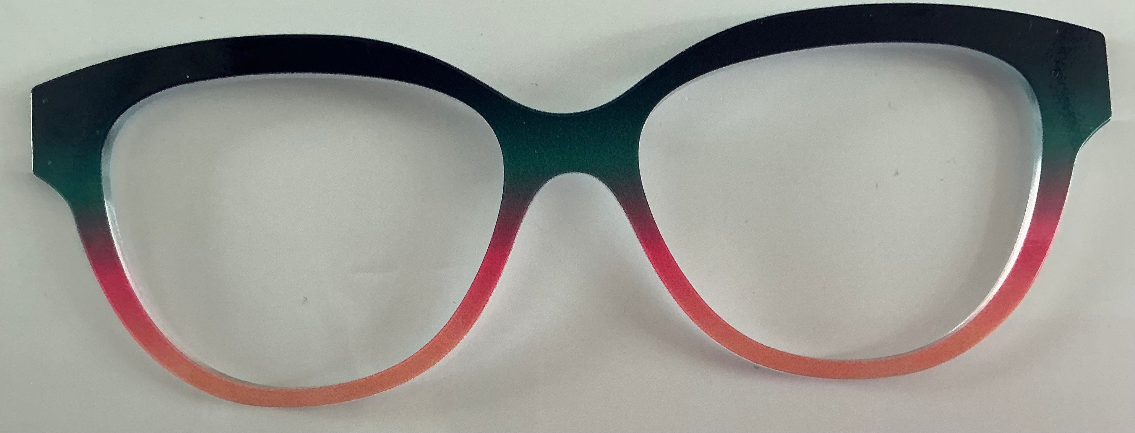PAIR Quinn Topper; blue to peach gradient