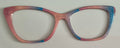 Wanda Topper; coral and blue shimmer