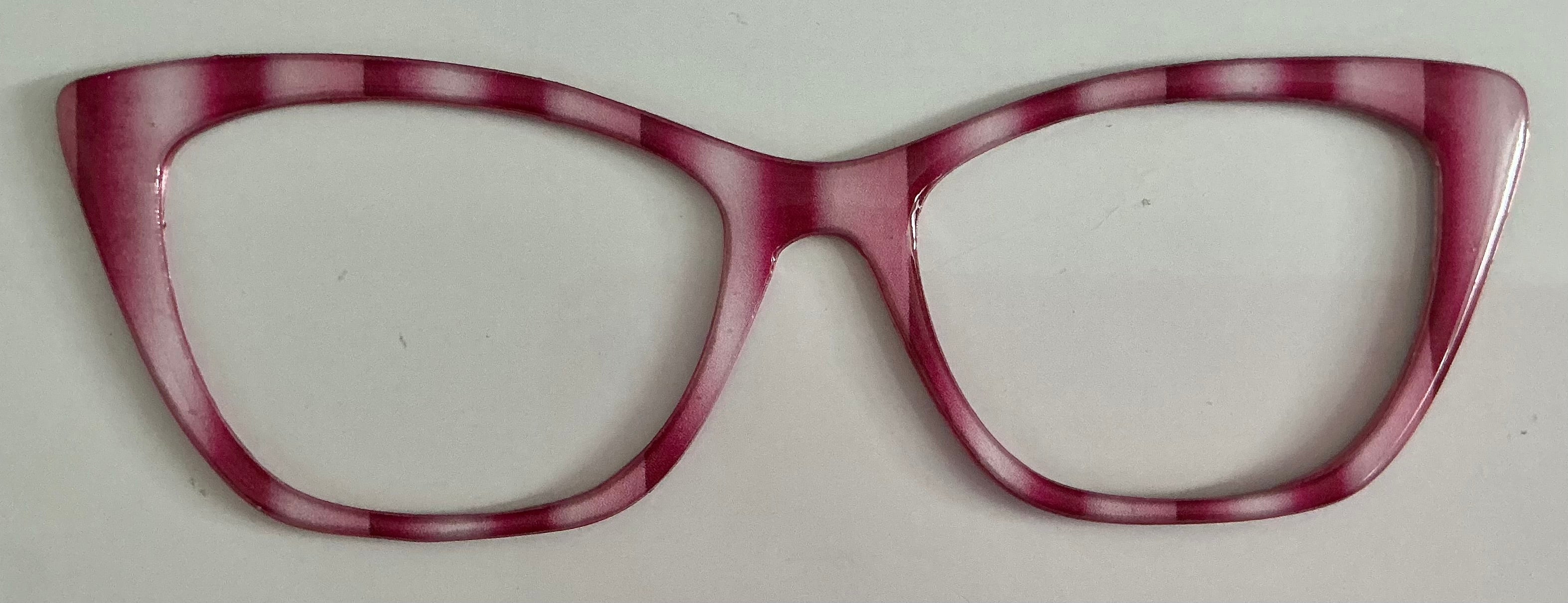 Wanda Topper; pink and burgundy stripe