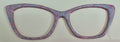 Wanda Topper; blue and purple swirls