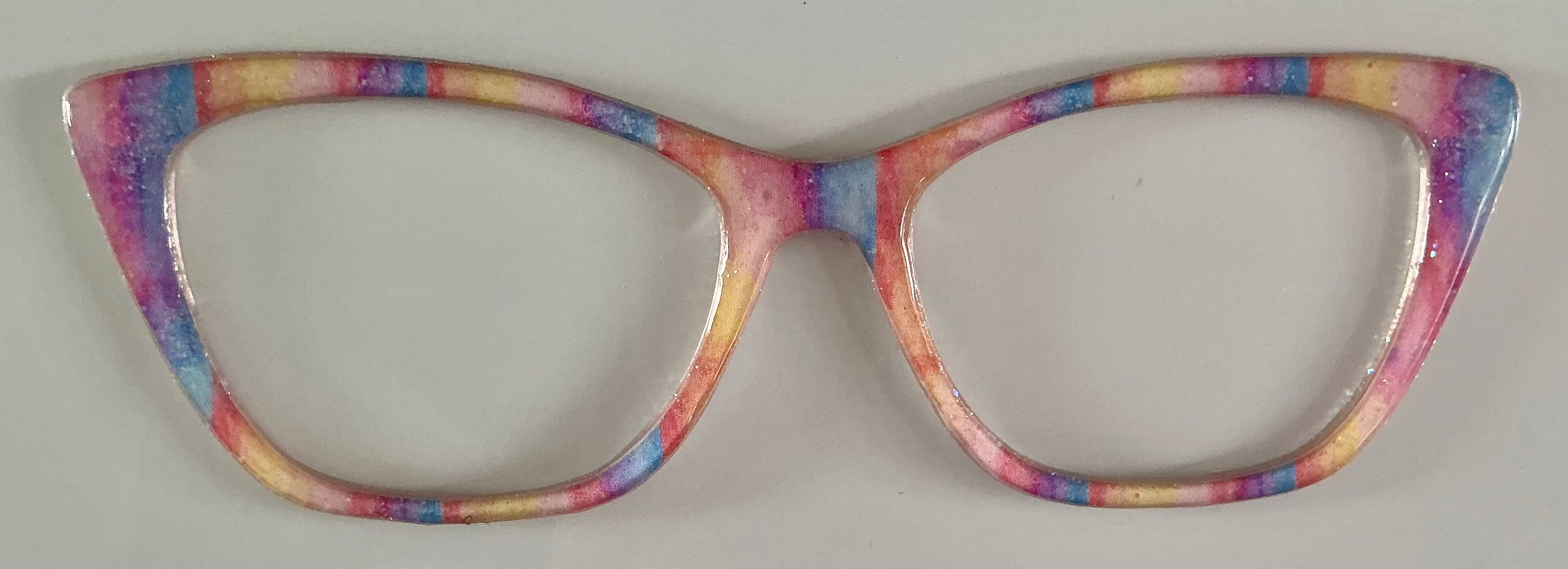 Wanda Topper; pastel stripes