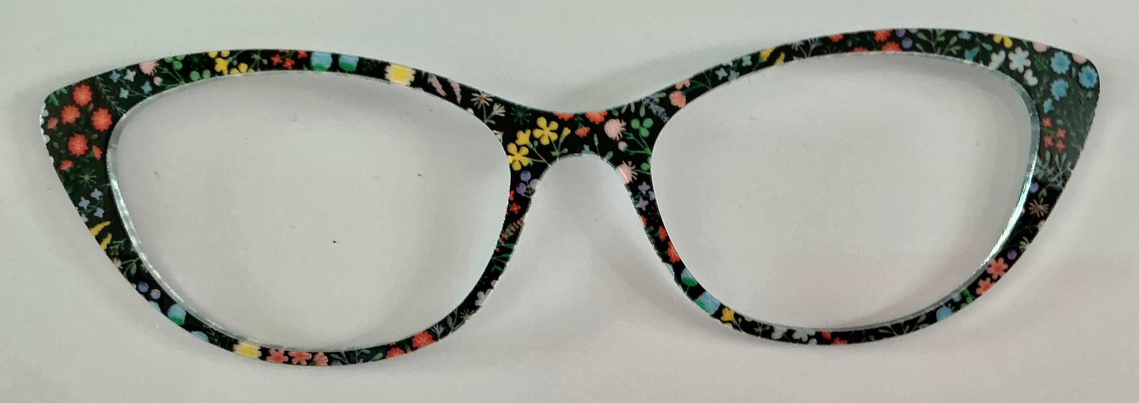 PAIR Ella Topper; wildflowers on black