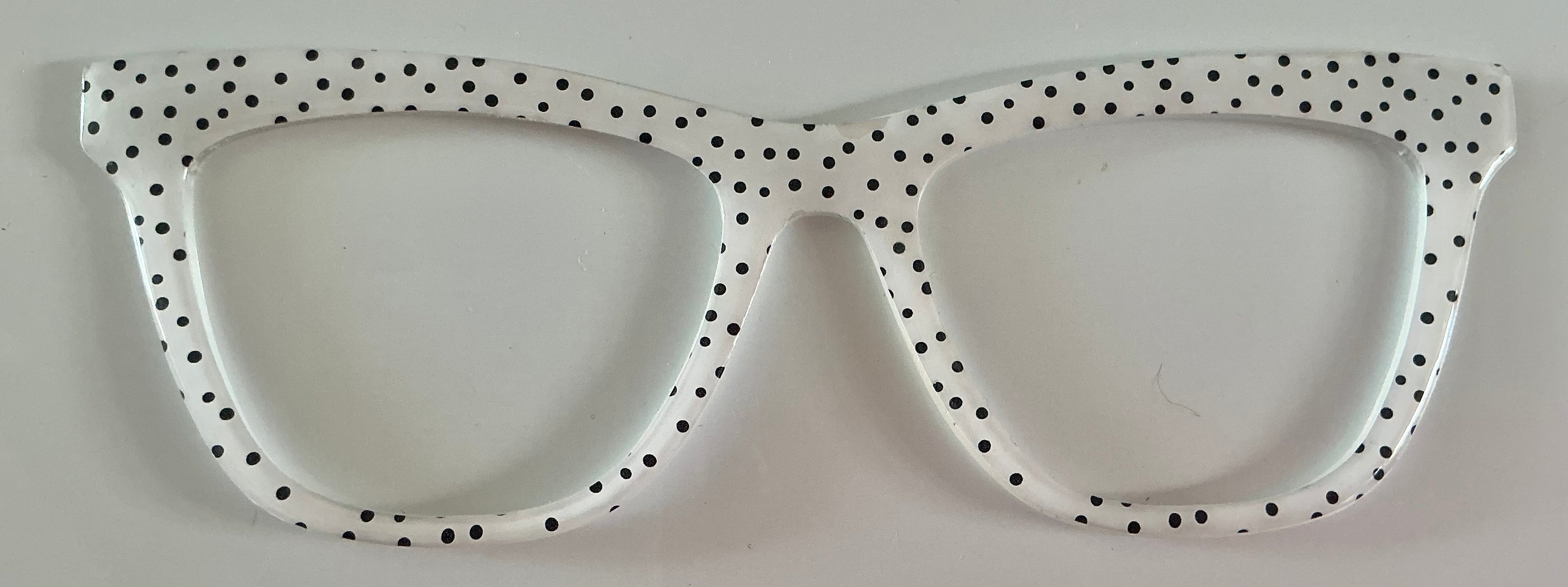 Harper Topper, black and white polka dots